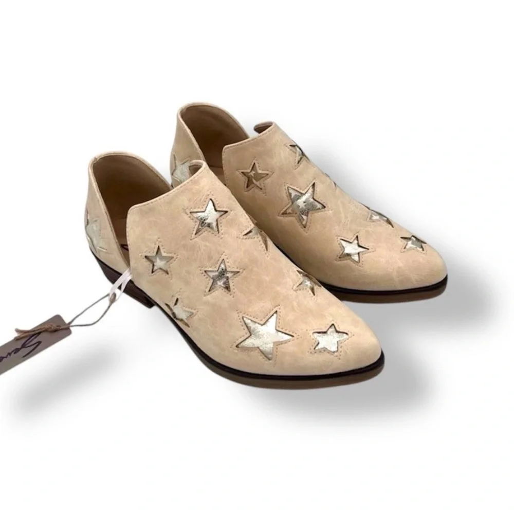 Star-Embellished Booties • New in Box • Seven 7